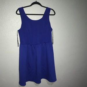 Royal blue skater dress from forever 21 (A14)